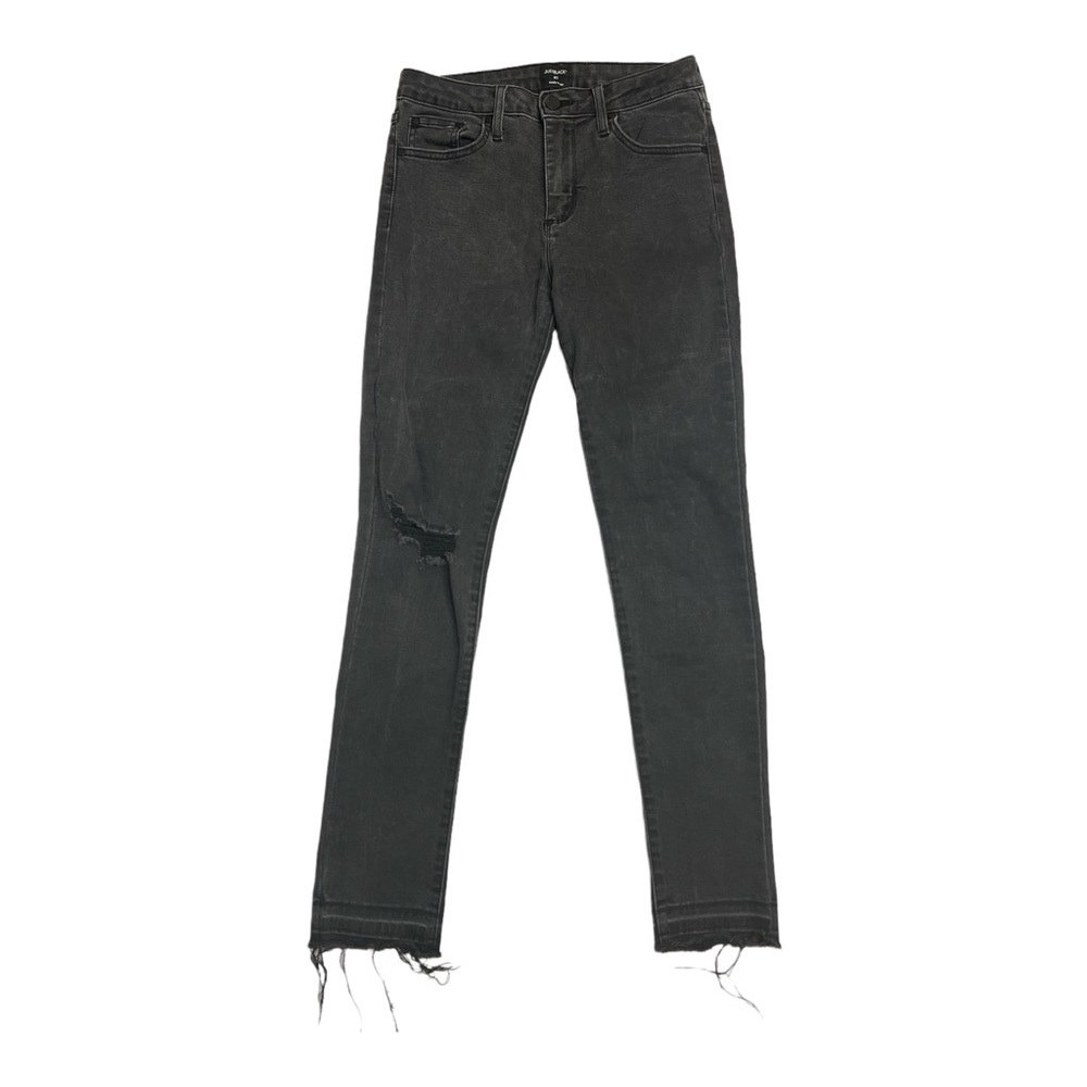 Just Black Denim Washed Black Ripped Skinny Jeans